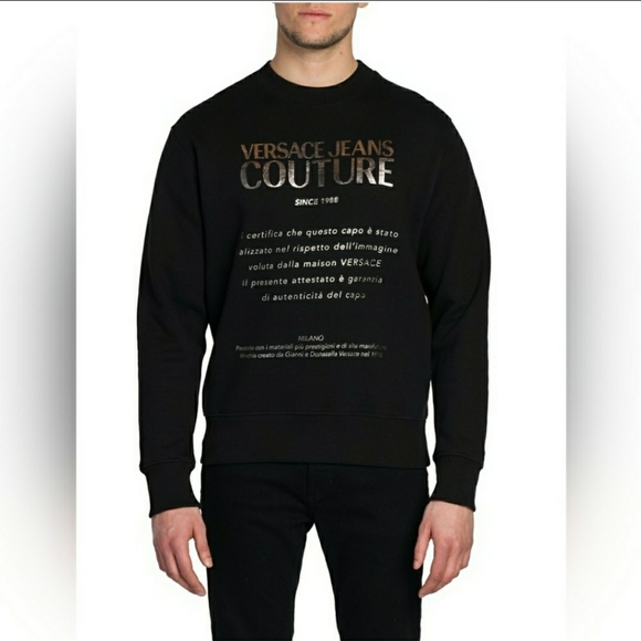 Versace Jeans Couture Warranty Label Sweatshirt - Picture 4 of 9